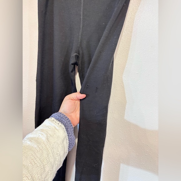 Woolx Black Merino Wool Leggings - Picture 5 of 7